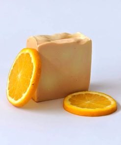 jabón de barra naranja